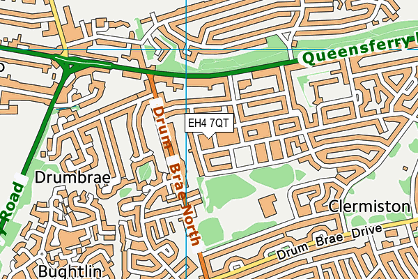 EH4 7QT map - OS VectorMap District (Ordnance Survey) EH4 7QT map - OS VectorMap District (Ordnance Survey)