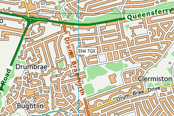 EH4 7QX map - OS VectorMap District (Ordnance Survey) EH4 7QX map - OS VectorMap District (Ordnance Survey)
