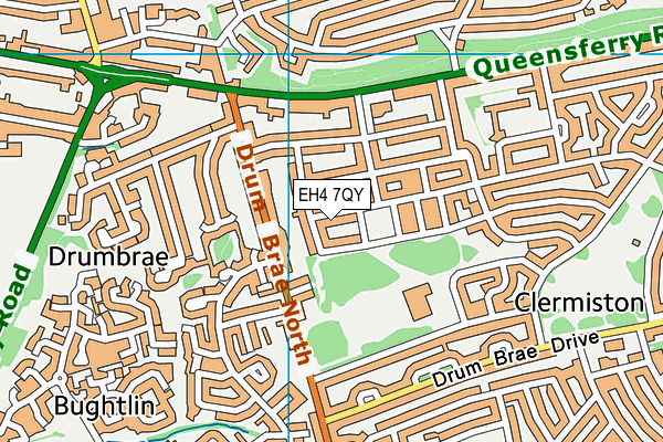 EH4 7QY map - OS VectorMap District (Ordnance Survey) EH4 7QY map - OS VectorMap District (Ordnance Survey)