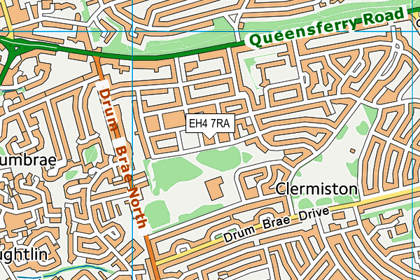 EH4 7RA map - OS VectorMap District (Ordnance Survey) EH4 7RA map - OS VectorMap District (Ordnance Survey)