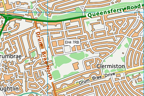 EH4 7RB map - OS VectorMap District (Ordnance Survey) EH4 7RB map - OS VectorMap District (Ordnance Survey)