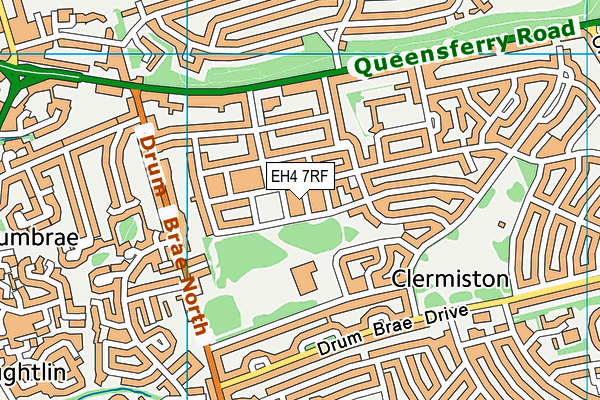 EH4 7RF map - OS VectorMap District (Ordnance Survey) EH4 7RF map - OS VectorMap District (Ordnance Survey)