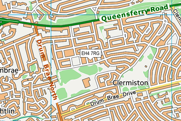 EH4 7RG map - OS VectorMap District (Ordnance Survey) EH4 7RG map - OS VectorMap District (Ordnance Survey)