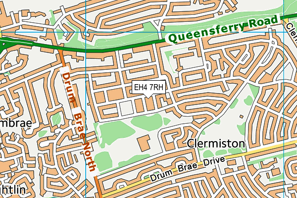 EH4 7RH map - OS VectorMap District (Ordnance Survey) EH4 7RH map - OS VectorMap District (Ordnance Survey)