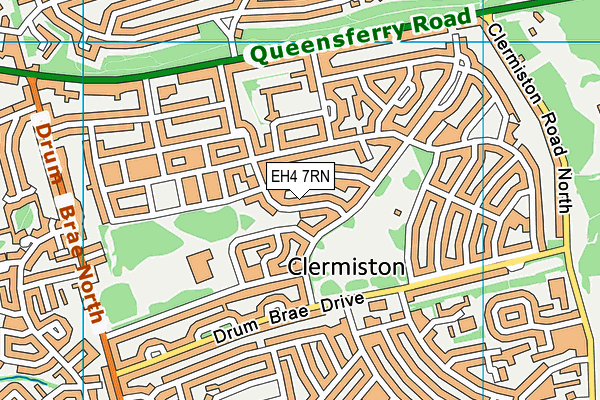 EH4 7RN map - OS VectorMap District (Ordnance Survey) EH4 7RN map - OS VectorMap District (Ordnance Survey)