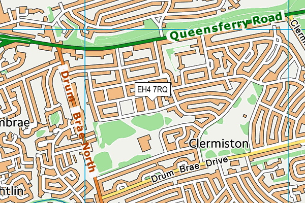 EH4 7RQ map - OS VectorMap District (Ordnance Survey) EH4 7RQ map - OS VectorMap District (Ordnance Survey)