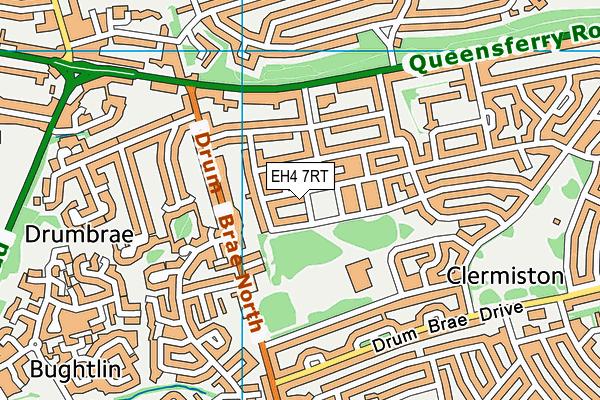 EH4 7RT map - OS VectorMap District (Ordnance Survey) EH4 7RT map - OS VectorMap District (Ordnance Survey)