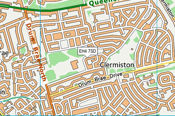 EH4 7SD map - OS VectorMap District (Ordnance Survey) EH4 7SD map - OS VectorMap District (Ordnance Survey)
