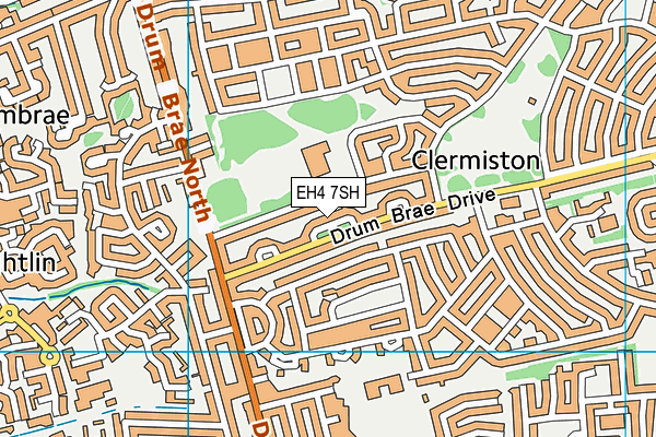 EH4 7SH map - OS VectorMap District (Ordnance Survey) EH4 7SH map - OS VectorMap District (Ordnance Survey)