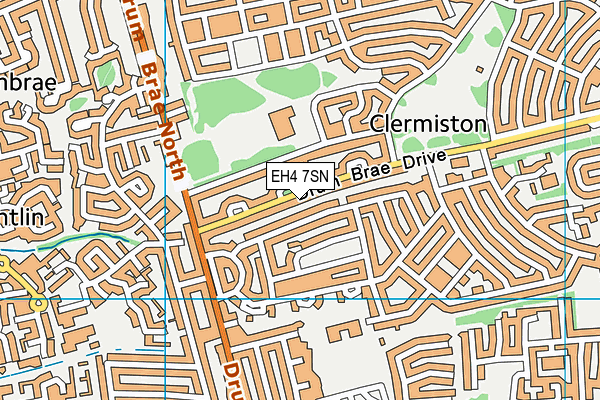 EH4 7SN map - OS VectorMap District (Ordnance Survey) EH4 7SN map - OS VectorMap District (Ordnance Survey)