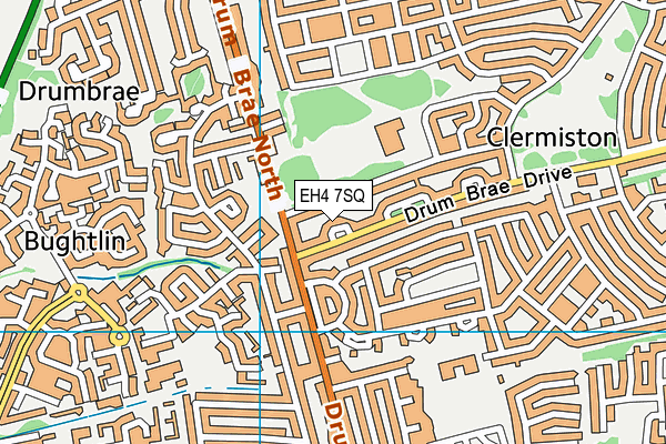 EH4 7SQ map - OS VectorMap District (Ordnance Survey) EH4 7SQ map - OS VectorMap District (Ordnance Survey)