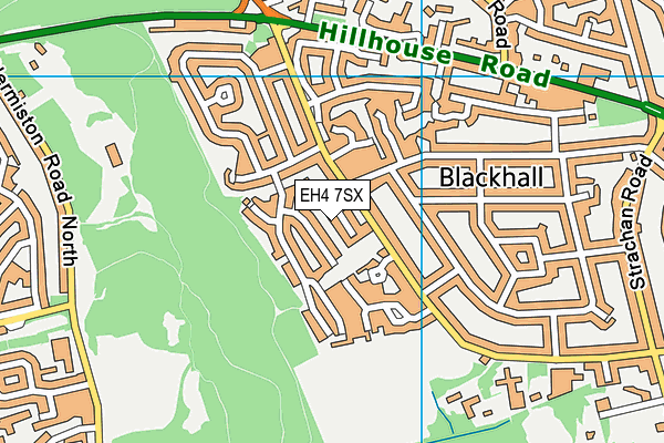 EH4 7SX map - OS VectorMap District (Ordnance Survey) EH4 7SX map - OS VectorMap District (Ordnance Survey)