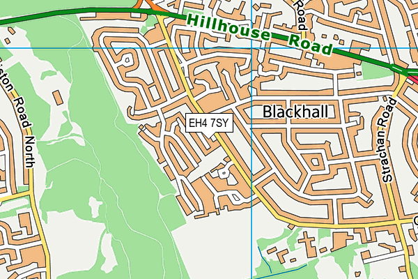 EH4 7SY map - OS VectorMap District (Ordnance Survey) EH4 7SY map - OS VectorMap District (Ordnance Survey)
