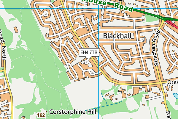 EH4 7TB map - OS VectorMap District (Ordnance Survey) EH4 7TB map - OS VectorMap District (Ordnance Survey)