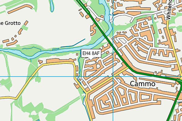 EH4 8AF map - OS VectorMap District (Ordnance Survey) EH4 8AF map - OS VectorMap District (Ordnance Survey)