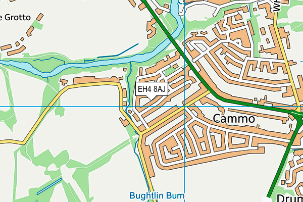 EH4 8AJ map - OS VectorMap District (Ordnance Survey) EH4 8AJ map - OS VectorMap District (Ordnance Survey)