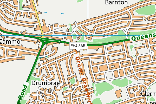EH4 8AR map - OS VectorMap District (Ordnance Survey) EH4 8AR map - OS VectorMap District (Ordnance Survey)