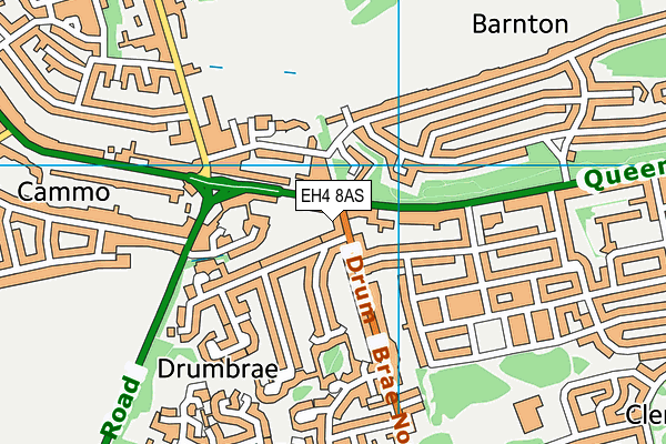 EH4 8AS map - OS VectorMap District (Ordnance Survey) EH4 8AS map - OS VectorMap District (Ordnance Survey)
