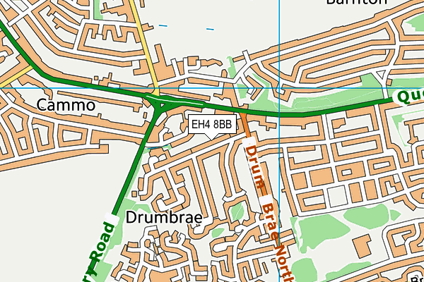EH4 8BB map - OS VectorMap District (Ordnance Survey) EH4 8BB map - OS VectorMap District (Ordnance Survey)