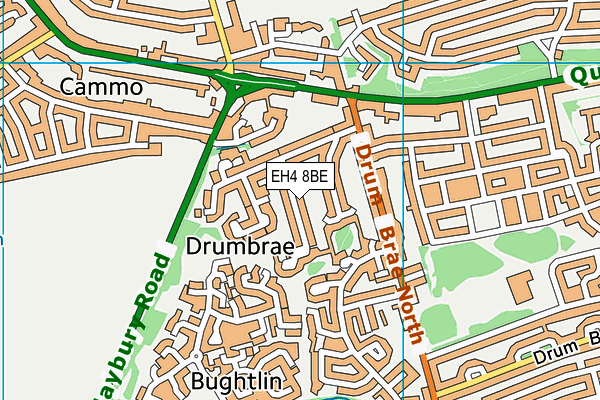 EH4 8BE map - OS VectorMap District (Ordnance Survey) EH4 8BE map - OS VectorMap District (Ordnance Survey)