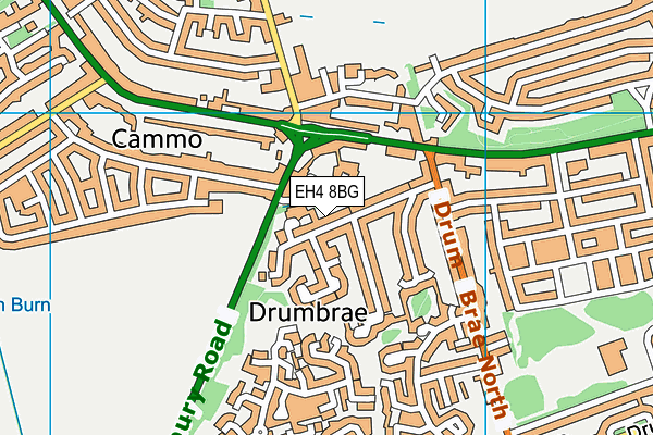 EH4 8BG map - OS VectorMap District (Ordnance Survey) EH4 8BG map - OS VectorMap District (Ordnance Survey)