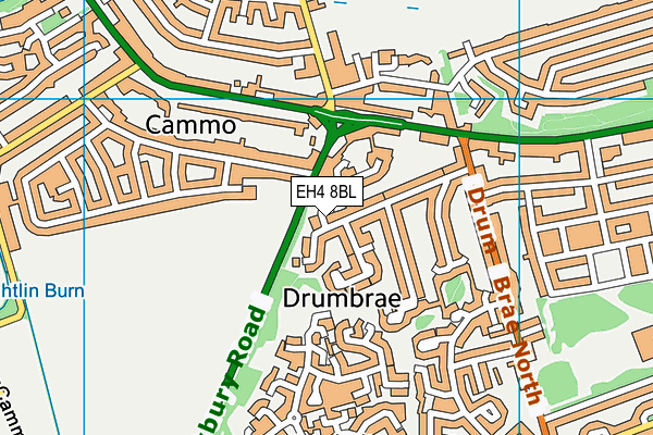 EH4 8BL map - OS VectorMap District (Ordnance Survey) EH4 8BL map - OS VectorMap District (Ordnance Survey)