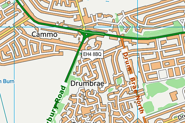 EH4 8BQ map - OS VectorMap District (Ordnance Survey) EH4 8BQ map - OS VectorMap District (Ordnance Survey)