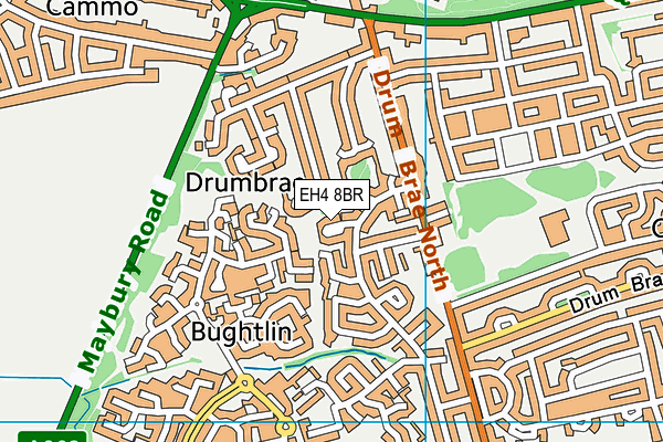EH4 8BR map - OS VectorMap District (Ordnance Survey) EH4 8BR map - OS VectorMap District (Ordnance Survey)