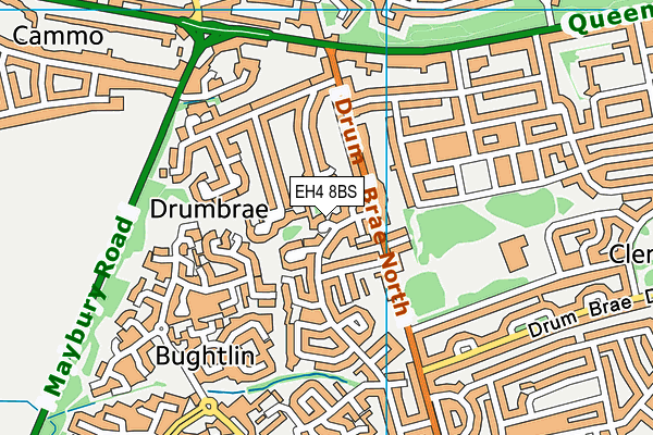 EH4 8BS map - OS VectorMap District (Ordnance Survey) EH4 8BS map - OS VectorMap District (Ordnance Survey)