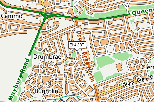 EH4 8BT map - OS VectorMap District (Ordnance Survey) EH4 8BT map - OS VectorMap District (Ordnance Survey)