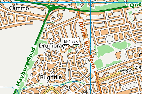 EH4 8BX map - OS VectorMap District (Ordnance Survey) EH4 8BX map - OS VectorMap District (Ordnance Survey)