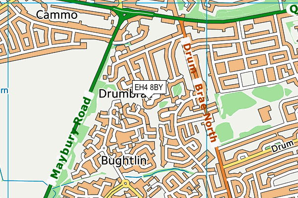 EH4 8BY map - OS VectorMap District (Ordnance Survey) EH4 8BY map - OS VectorMap District (Ordnance Survey)