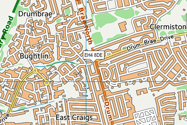 EH4 8DE map - OS VectorMap District (Ordnance Survey) EH4 8DE map - OS VectorMap District (Ordnance Survey)