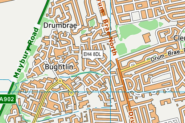 EH4 8DL map - OS VectorMap District (Ordnance Survey) EH4 8DL map - OS VectorMap District (Ordnance Survey)