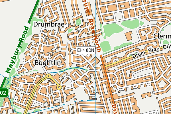 EH4 8DN map - OS VectorMap District (Ordnance Survey) EH4 8DN map - OS VectorMap District (Ordnance Survey)