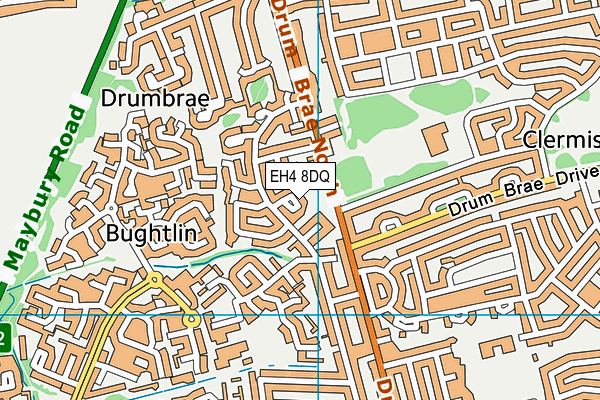 EH4 8DQ map - OS VectorMap District (Ordnance Survey) EH4 8DQ map - OS VectorMap District (Ordnance Survey)