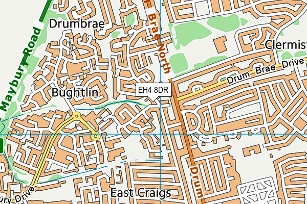 EH4 8DR map - OS VectorMap District (Ordnance Survey) EH4 8DR map - OS VectorMap District (Ordnance Survey)
