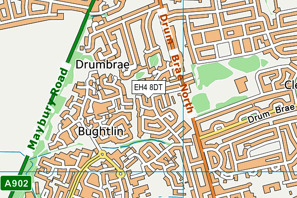 EH4 8DT map - OS VectorMap District (Ordnance Survey) EH4 8DT map - OS VectorMap District (Ordnance Survey)
