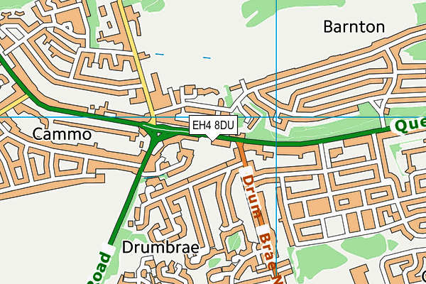 EH4 8DU map - OS VectorMap District (Ordnance Survey) EH4 8DU map - OS VectorMap District (Ordnance Survey)