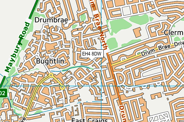EH4 8DW map - OS VectorMap District (Ordnance Survey) EH4 8DW map - OS VectorMap District (Ordnance Survey)