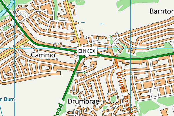 EH4 8DX map - OS VectorMap District (Ordnance Survey) EH4 8DX map - OS VectorMap District (Ordnance Survey)