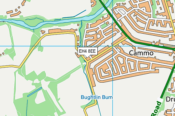 EH4 8EE map - OS VectorMap District (Ordnance Survey) EH4 8EE map - OS VectorMap District (Ordnance Survey)
