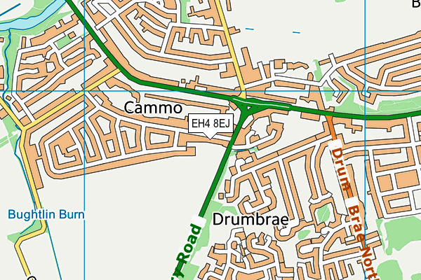 EH4 8EJ map - OS VectorMap District (Ordnance Survey) EH4 8EJ map - OS VectorMap District (Ordnance Survey)