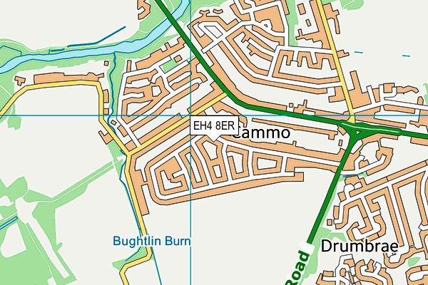 EH4 8ER map - OS VectorMap District (Ordnance Survey) EH4 8ER map - OS VectorMap District (Ordnance Survey)