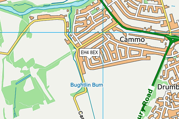 EH4 8EX map - OS VectorMap District (Ordnance Survey) EH4 8EX map - OS VectorMap District (Ordnance Survey)