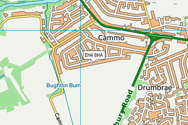 EH4 8HA map - OS VectorMap District (Ordnance Survey) EH4 8HA map - OS VectorMap District (Ordnance Survey)