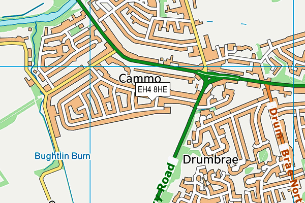 EH4 8HE map - OS VectorMap District (Ordnance Survey) EH4 8HE map - OS VectorMap District (Ordnance Survey)