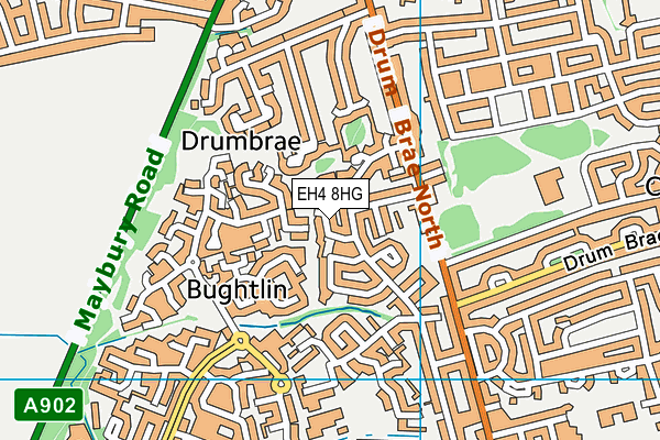 EH4 8HG map - OS VectorMap District (Ordnance Survey) EH4 8HG map - OS VectorMap District (Ordnance Survey)