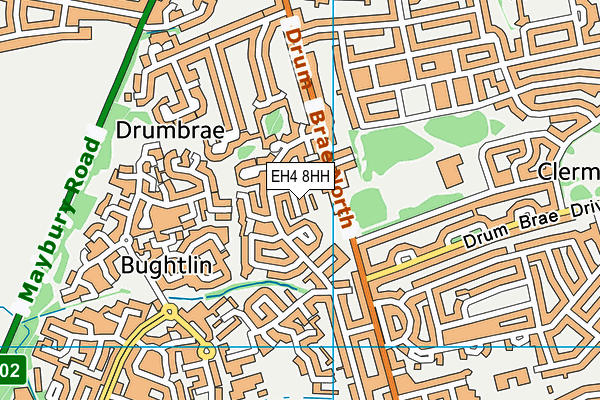 EH4 8HH map - OS VectorMap District (Ordnance Survey) EH4 8HH map - OS VectorMap District (Ordnance Survey)