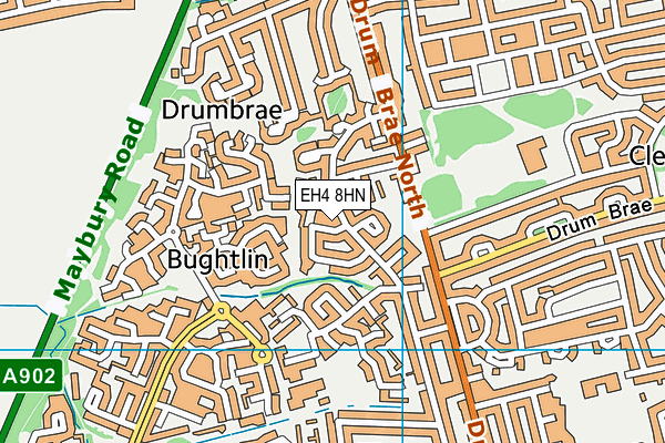 EH4 8HN map - OS VectorMap District (Ordnance Survey) EH4 8HN map - OS VectorMap District (Ordnance Survey)